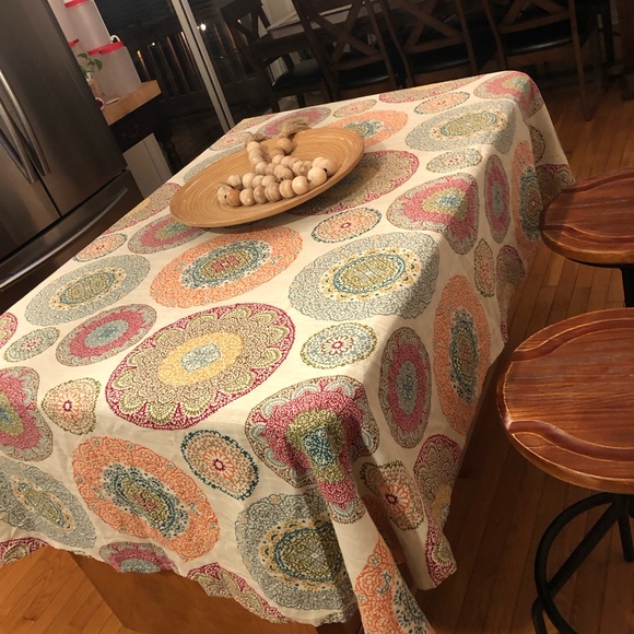 COPY - Better Homes & Gardens rectangular Mandala Floral Kitchen Tablecloth - Picture 5 of 6